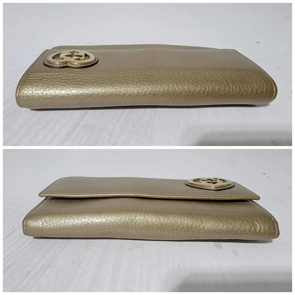 Gucci Lovely Heart Wallet Gold - Picture 9 of 16